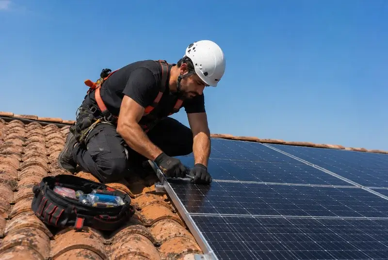 Maintenance et monitoring de panneaux solaires à Rivière-Saas-et-Gourby